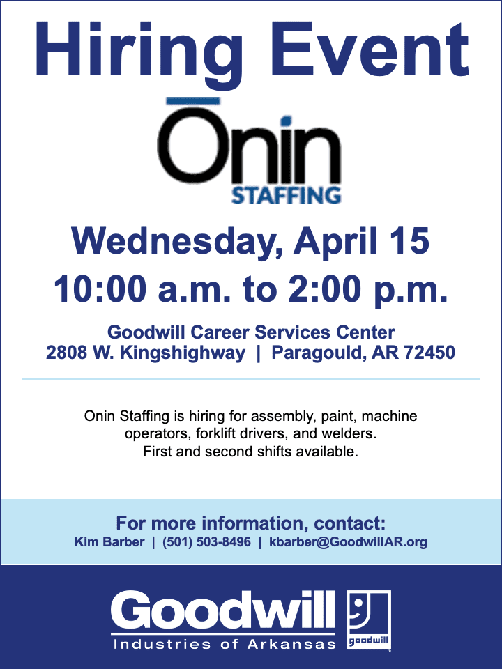 Paragould onin 4. 15. 2026